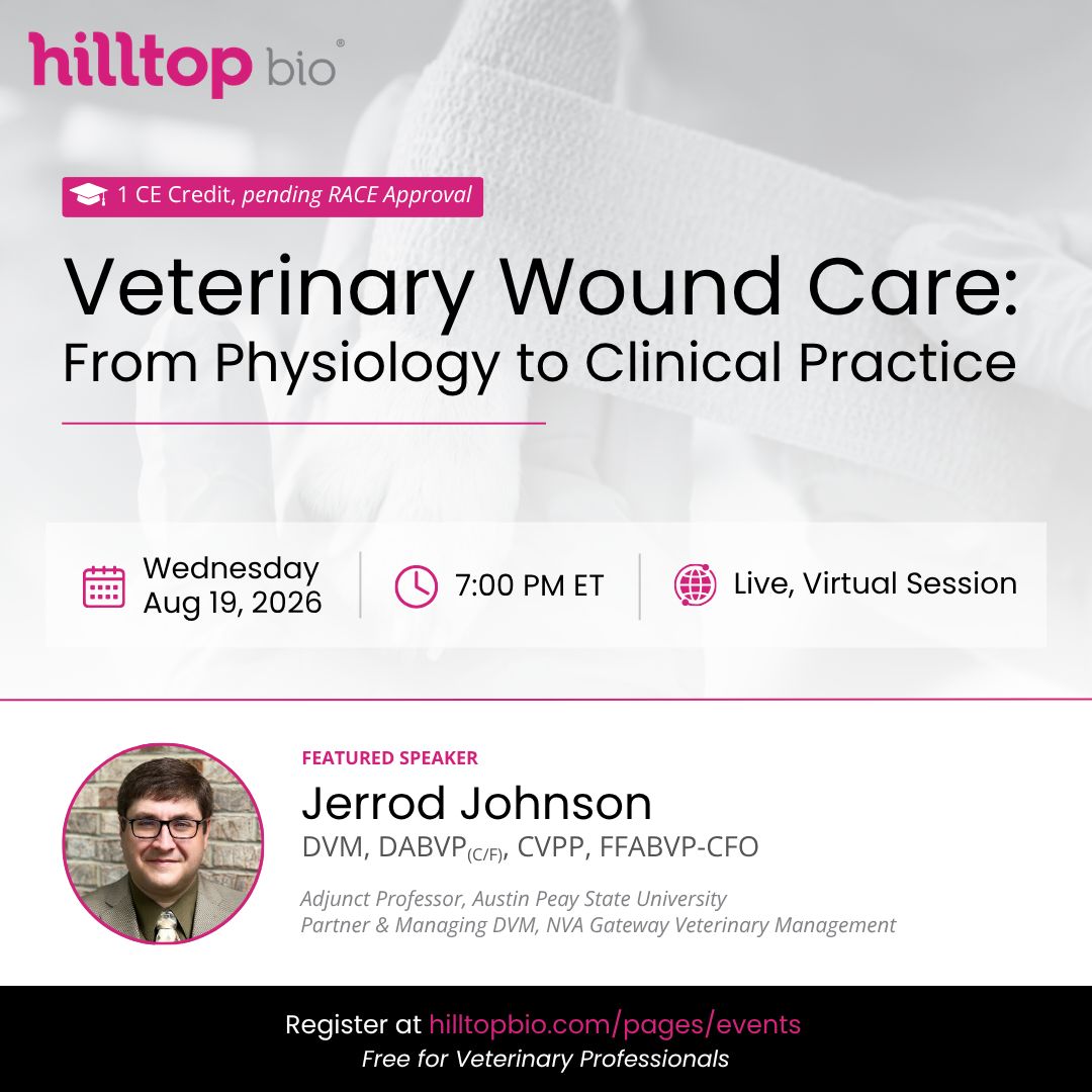 Veterinary Wound Care: From Physiology to Clinical Practice - Dr. Jerrod Johnson