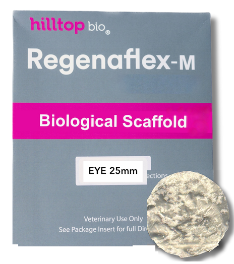 <h2><strong>Regenaflex-M<br/>25mm </strong></h2><h3><strong>STERILE MEMBRANE OCULAR DISCS</strong></h3><h3></h3><h6><strong>May be affixed to cornea or conjunctiva. </strong></h6><h6><strong>More Details...</strong></h6>