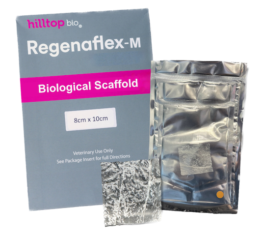 <h2><strong>Regenaflex-M</strong></h2><h3><strong><br/>STERILE BIOSCAFFOLD MEMBRANE</strong></h3><h3></h3><h6><strong>For acute and chronic wounds, and dental and surgical applications. </strong></h6><h6><strong>More Details...</strong></h6>