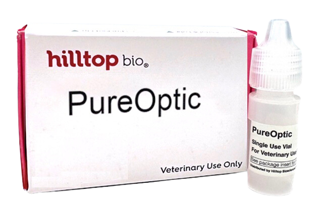 <h2><strong>PureOptic</strong></h2><h3><strong><br/>VISCOUS OPHTHALMIC LIQUID</strong></h3><h3></h3><h6><strong>For corneal ulcers and other eye irritations.</strong> </h6><h6><strong>More Details...</strong></h6>